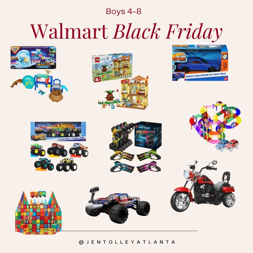 Walmart Black Friday Sales on toys for boys of all ages. Ideas for your 4 - 8 year olds 

#LTKHoliday #LTKCyberWeek #LTKKids