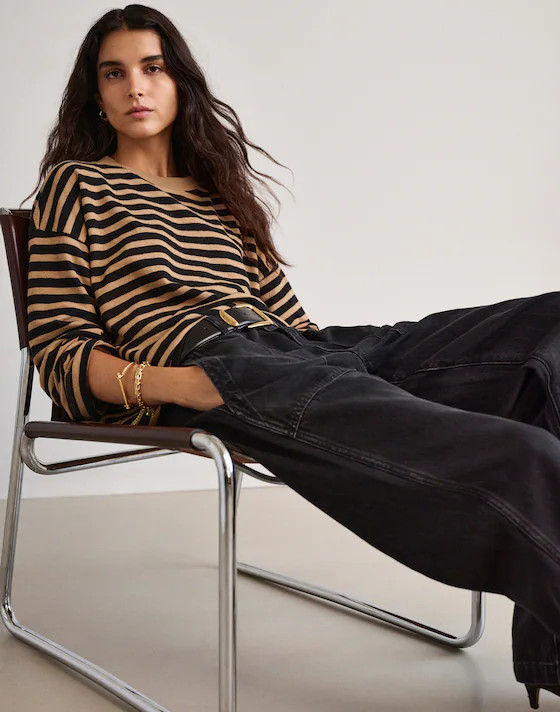 Easy Crewneck Long-Sleeve Tee | Madewell | Madewell