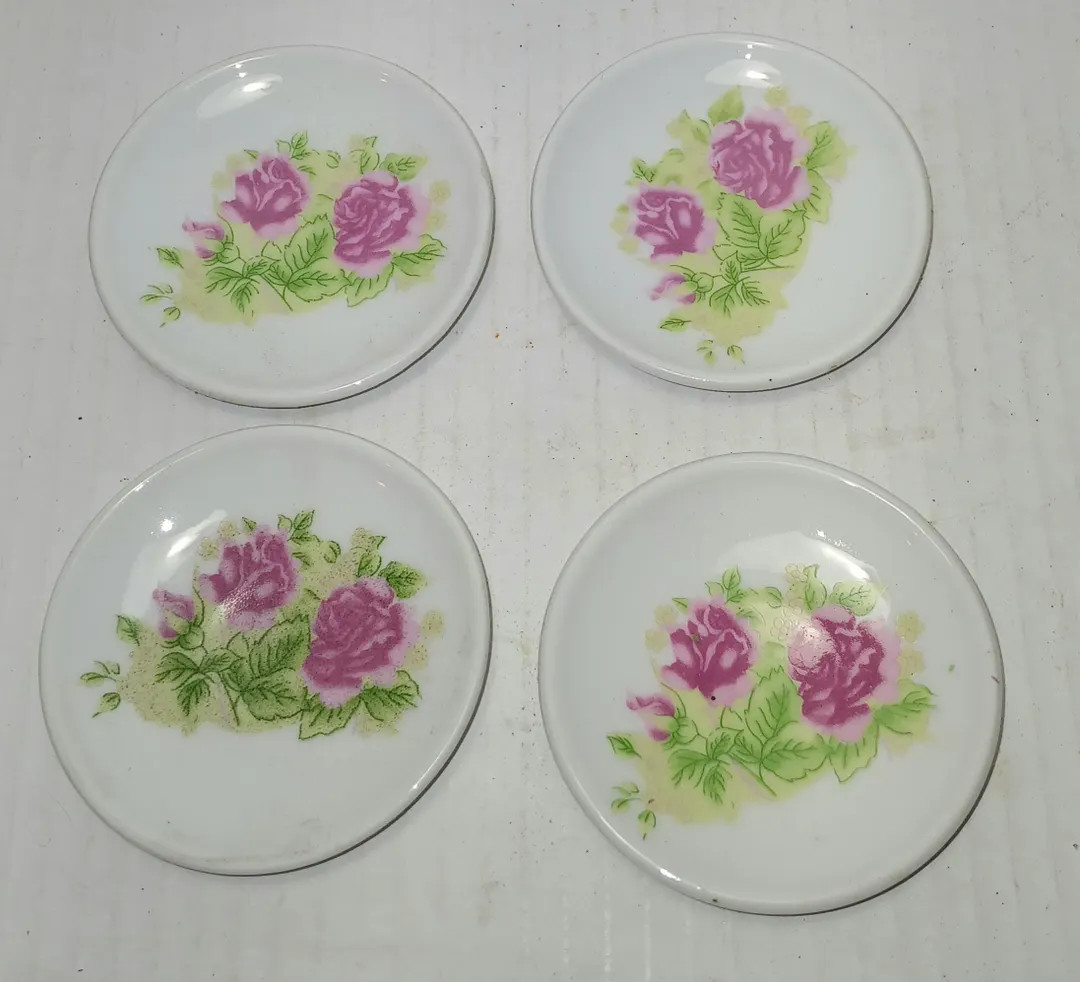 Pink Rose Butter Pats - Set of 4 | Etsy (US)