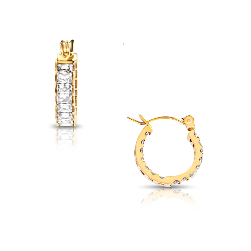 Lyndsay Huggie Hoop Earring | Ellie Vail Jewelry