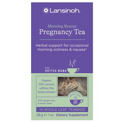 Lansinoh HotTea Mama Morning Rescue Herbal Bagged Tea - 14ct | Target