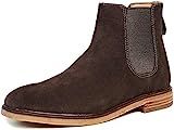 Clarks Men's Clarkdale Gobi Chelsea Boot, Dark Brown Suede, 90 M US | Amazon (US)