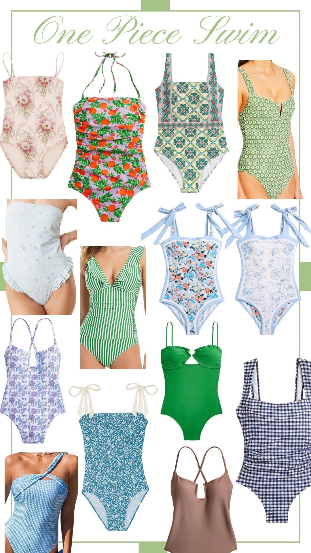 One piece swim finds! For all budgets.

#LTKFindsUnder100 #LTKSwim #LTKFindsUnder50