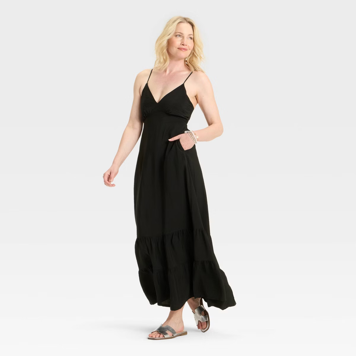 Women's Open Back Maxi Dress - A New Day™ | Target