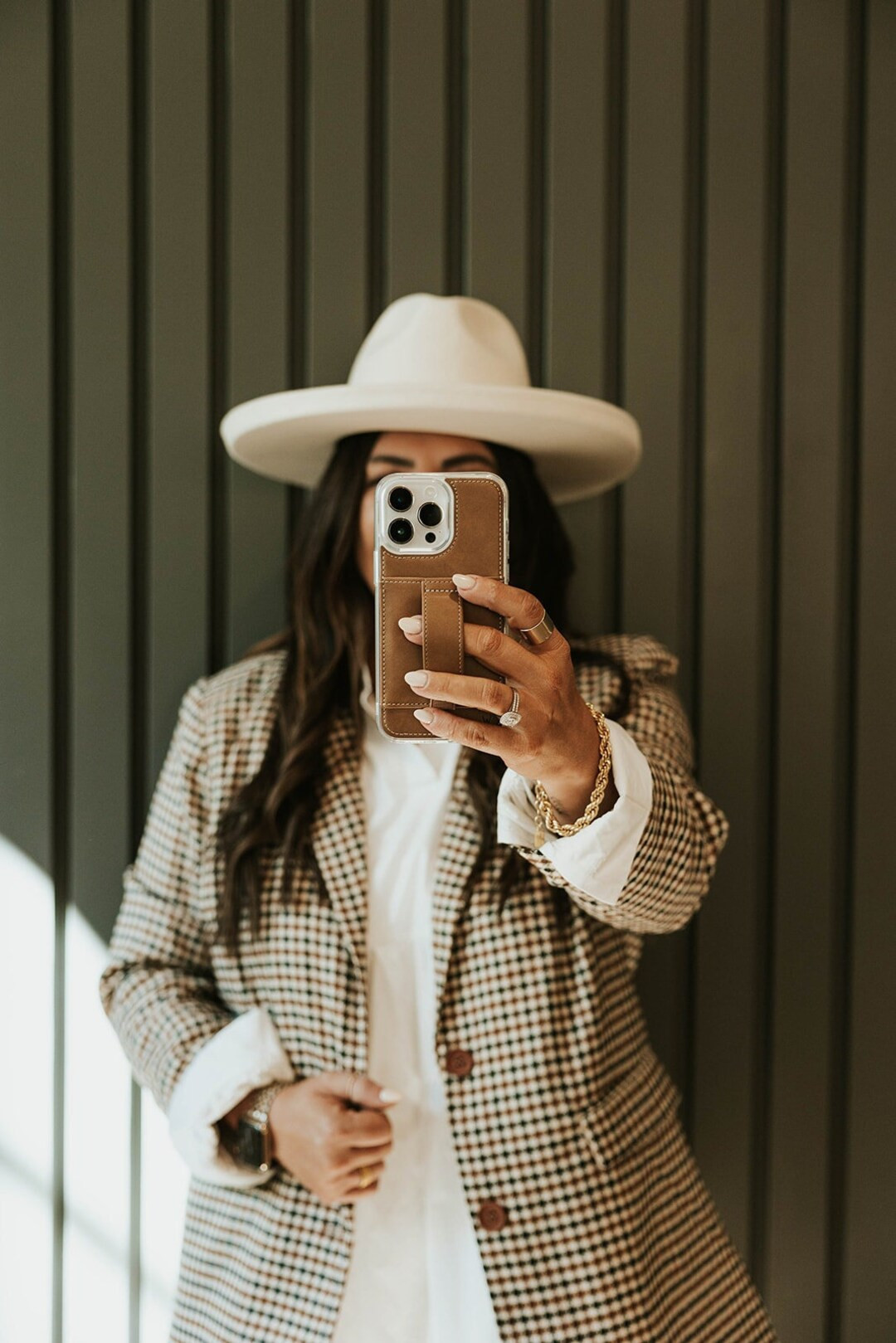 Camel - Our Faux Farmhouse x Walli - iPhone Case with Card Holder, Finger Loop, Adjustable Kickst... | Etsy (US)