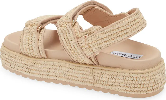 Bigmona Raffia Slingback Platform Sandal (Women) | Nordstrom