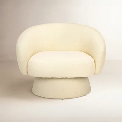 Boucle Swivel Barrel Chair | Wayfair North America