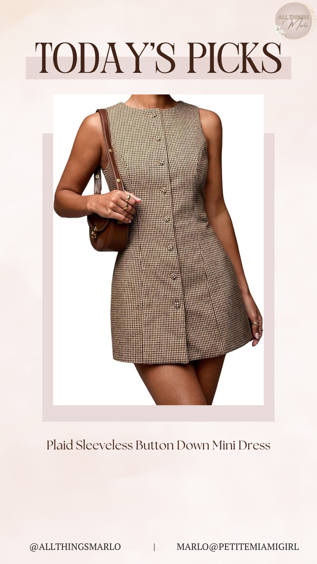 Plaid Sleeveless Button Down Mini Dress 

 #LTKHoliday #LTKootd #LTKSeasonal