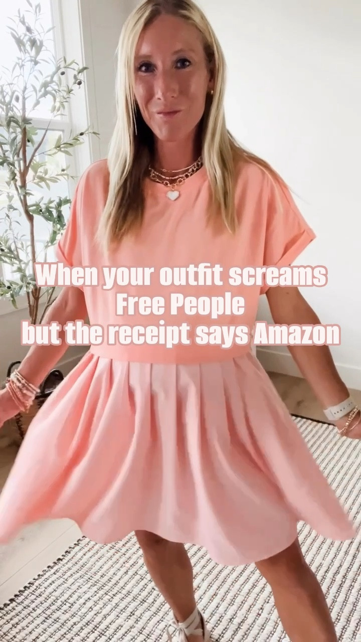 I love this look for less from Amazon. It’s $31, I’m wearing a size small, the sunnies and shoes are also so so cute and some of my fav. TTS. 

#LTKStyleTip #LTKFindsUnder50 #LTKFindsUnder100