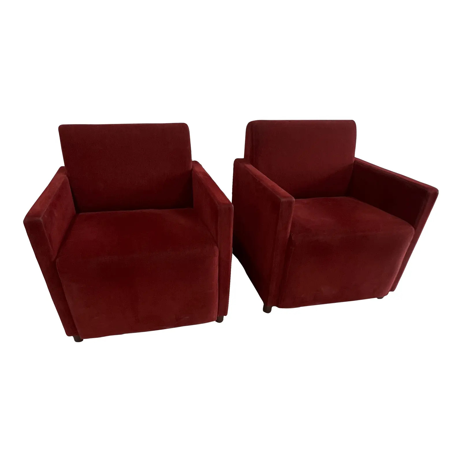 1960s Mid Century Club Chairs by Steelcase for Coalesse - a Pair | Chairish