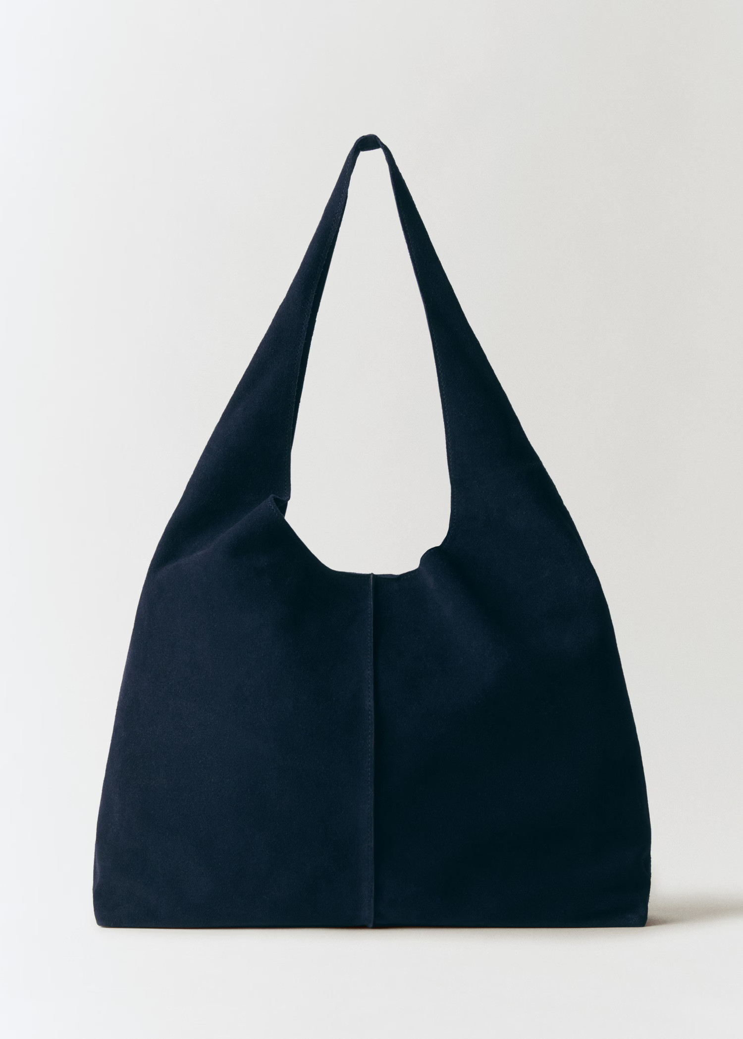 Leather shopper bag | MANGO (UK)
