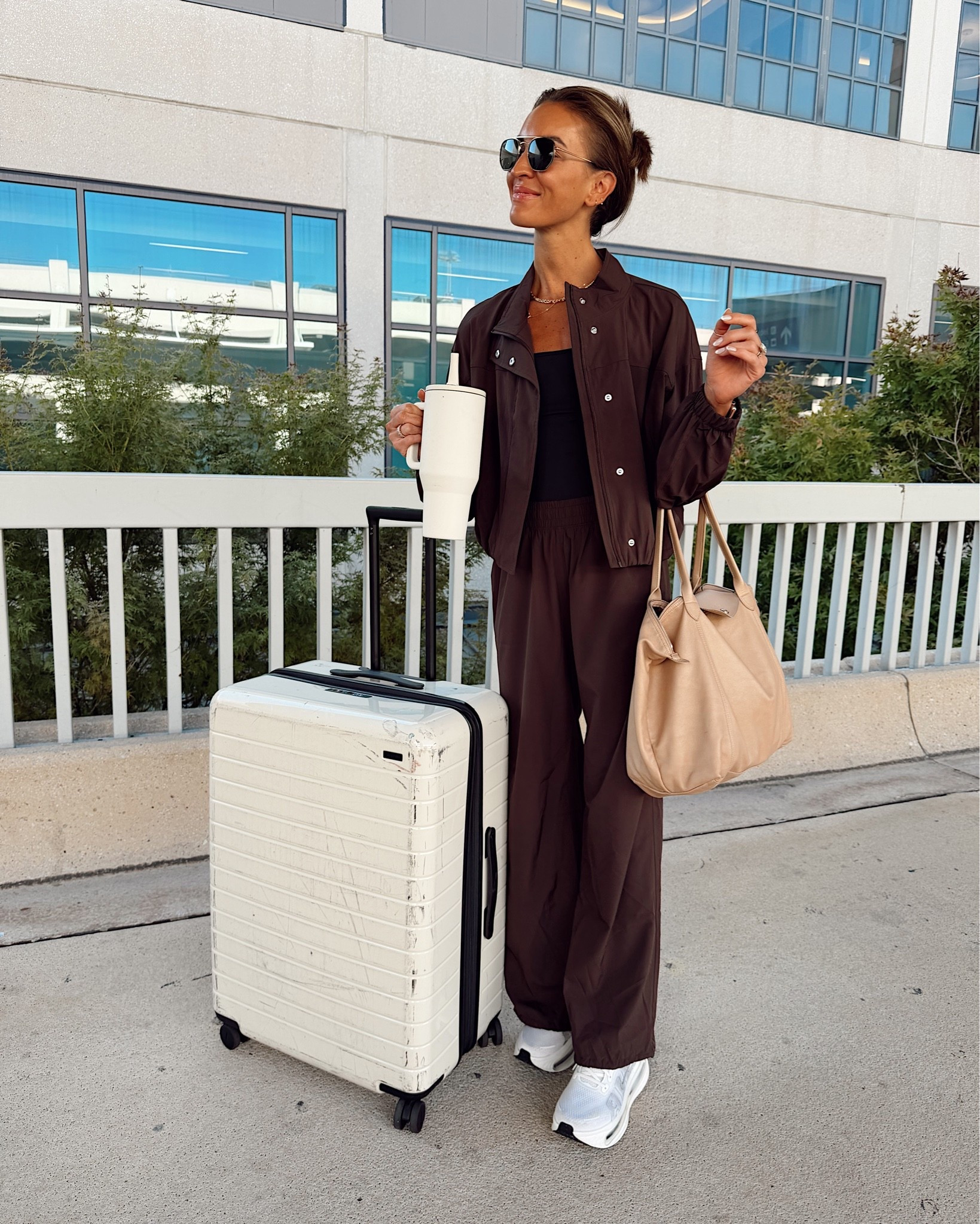Perfect travel day fit 🤎

#LTKootd #LTKTravel