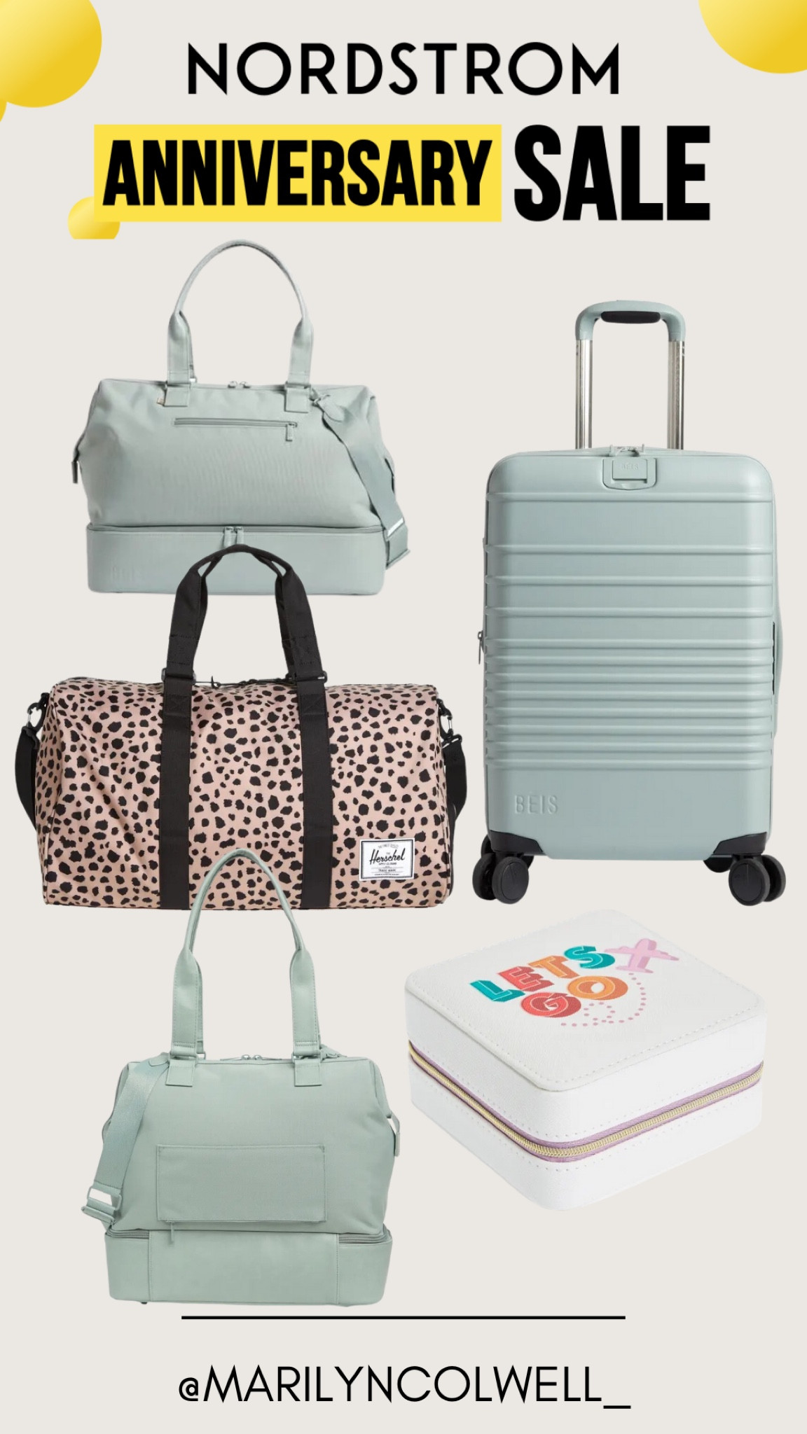 Nordstrom anniversary sale round up!

Icon access: 7/11
Ambassador access: 7/12
Influencer access: 7/13
Public access: 7/17

Travel, suitcase, duffel bag, travel bag, vacation

#LTKxNSale #LTKsalealert #LTKtravel