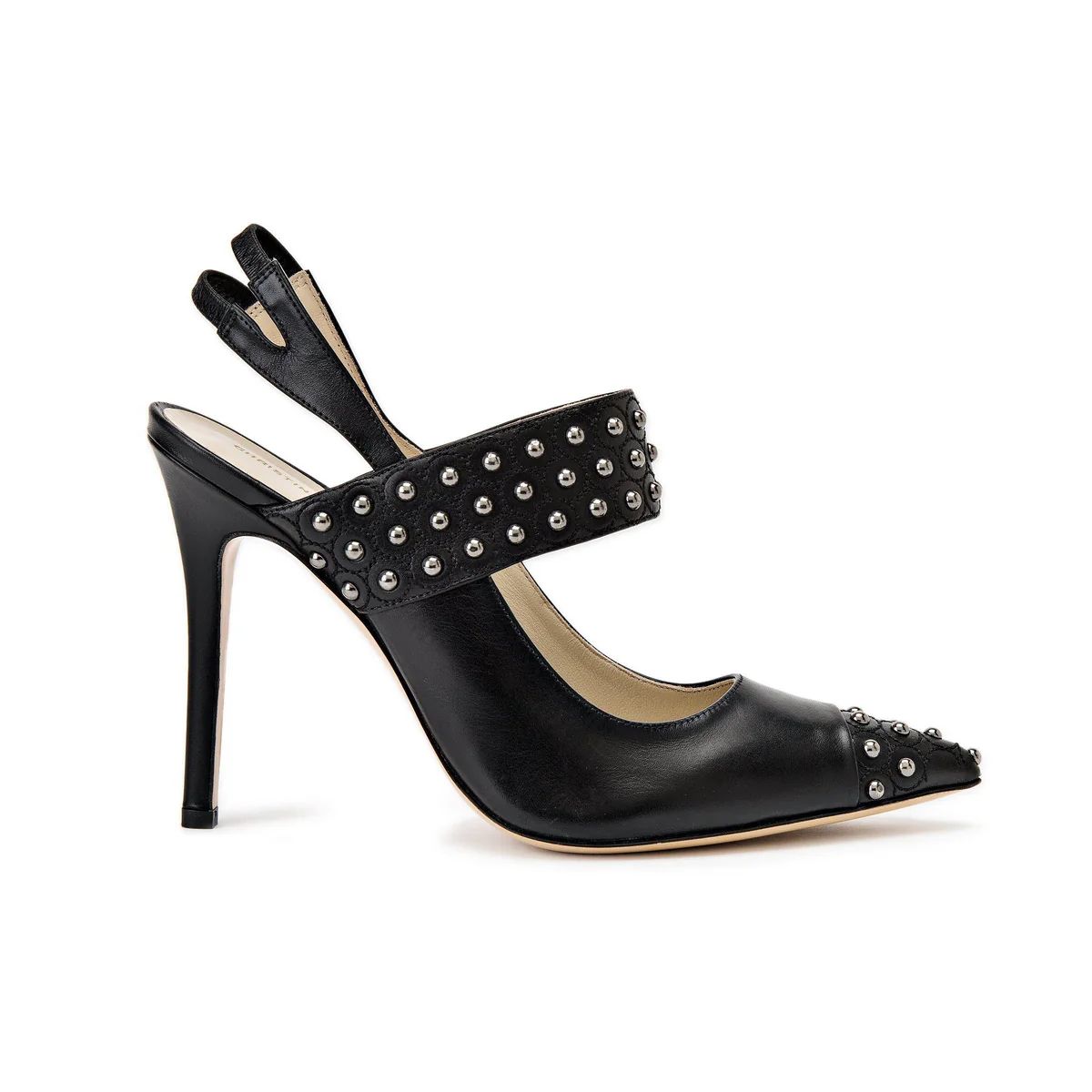Alessandra | Italian Made Studded Heels - Christina Lombardi | Christina Lombardi