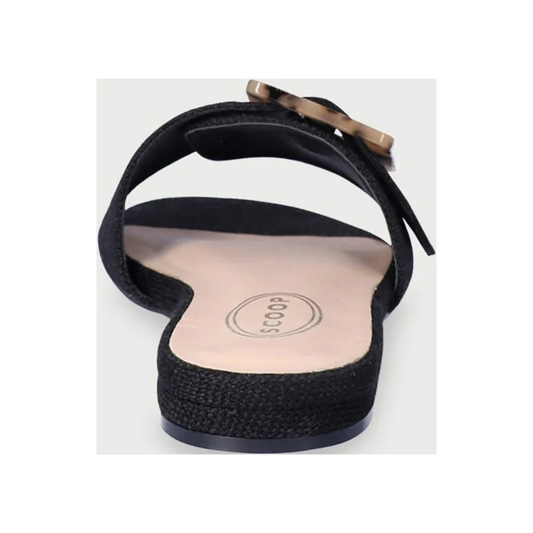 Scoop Women's Buckle Slide Sandals - Walmart.com | Walmart (US)