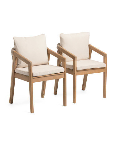 Set Of 2 Outdoor Arm Chairs | TJ Maxx