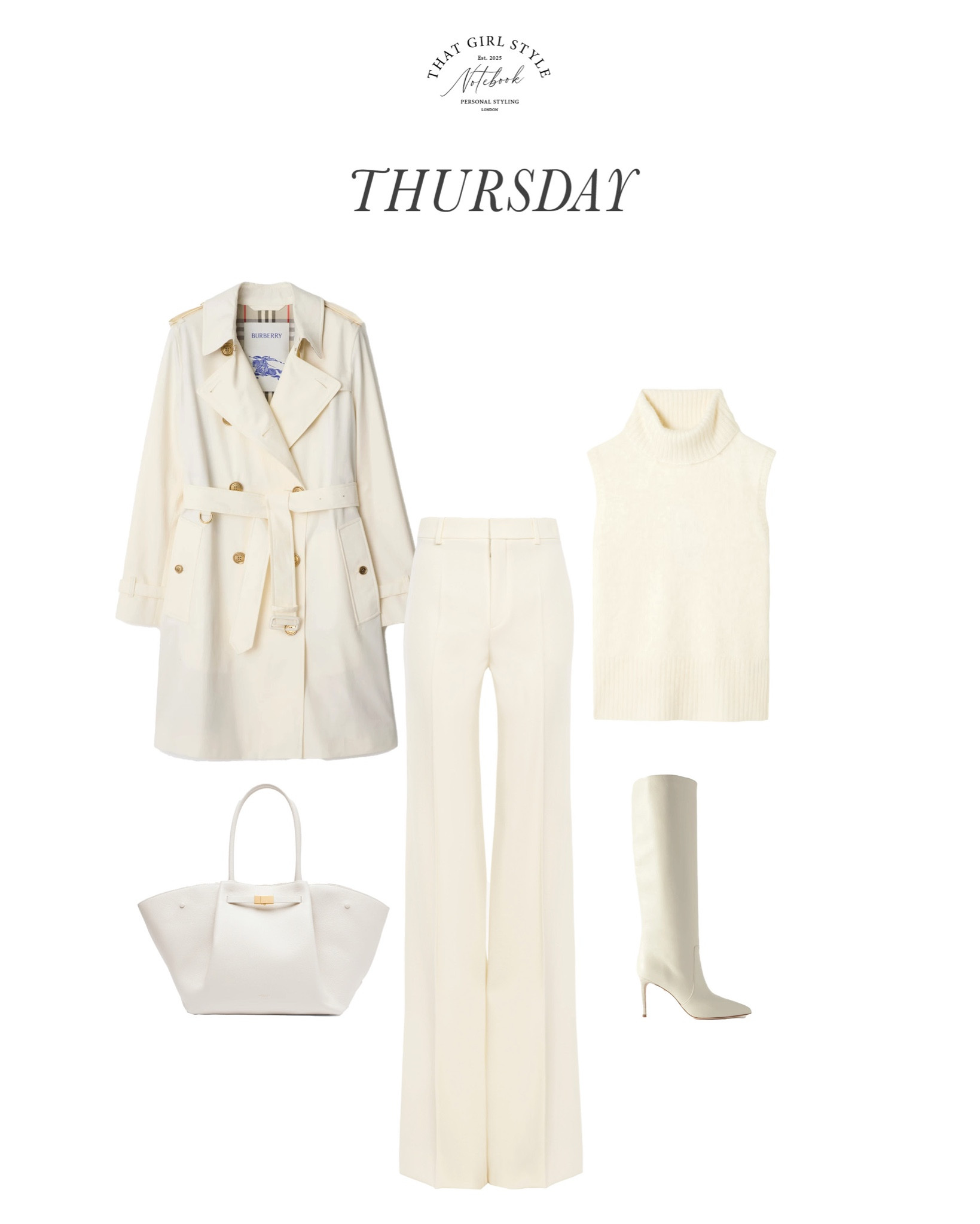 Look 53 | Coat Burberry, Trousers Chloé, Top Veronica Beard, Bag DeMellier, Boots Paris Texas

#LTKautumn #LTKluxury #LTKstyletip