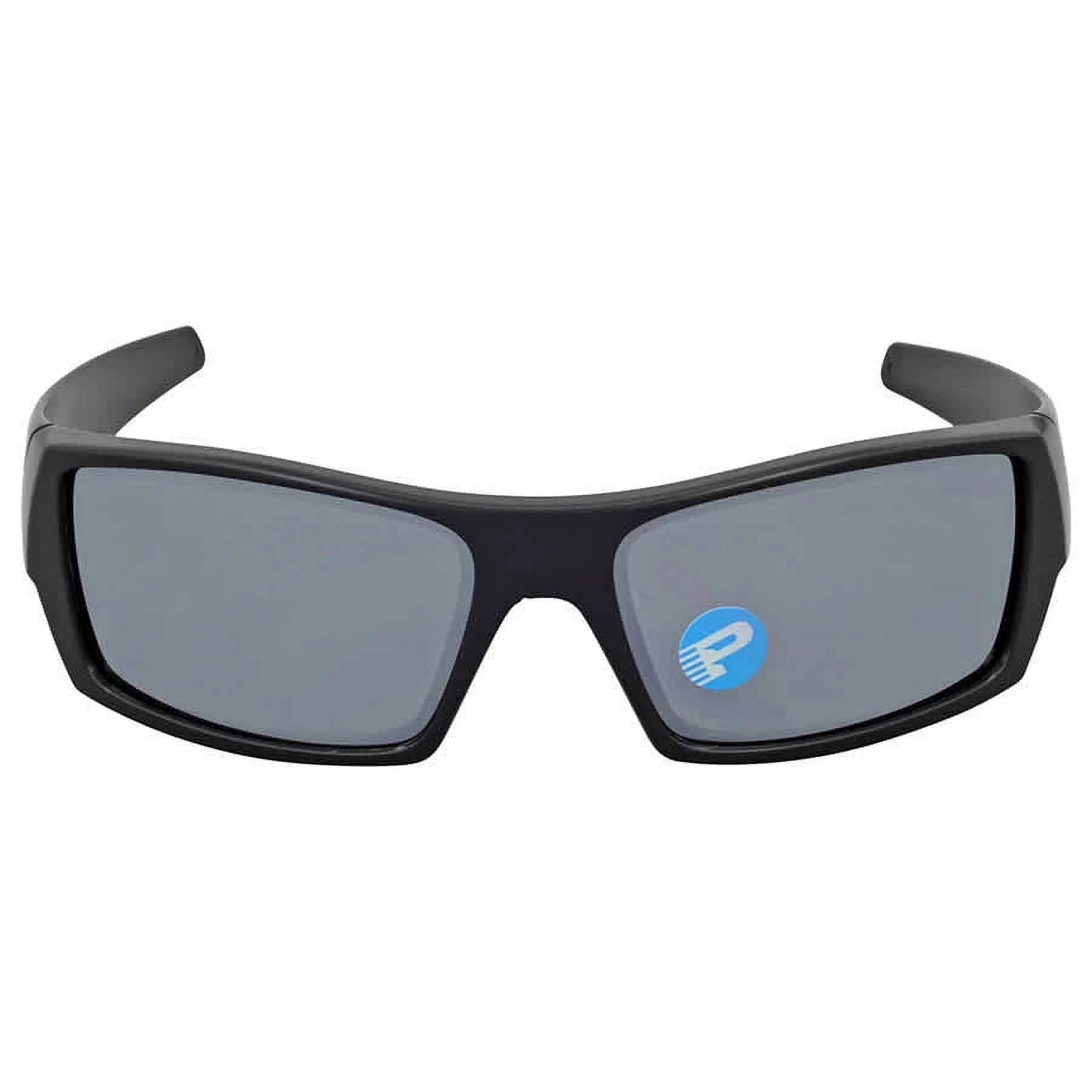 Oakley Men's Gascan Standard Fit Black Iridium Polarized Sunglasses, Matte Black - Walmart.com | Walmart (US)
