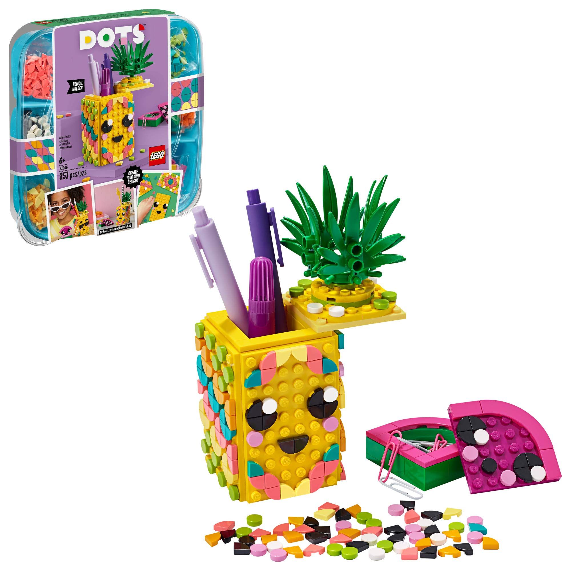 LEGO DOTS Pineapple Pencil Holder 41906 DIY Craft Decorations Kit, A Fun Craft kit for Kids who L... | Amazon (US)