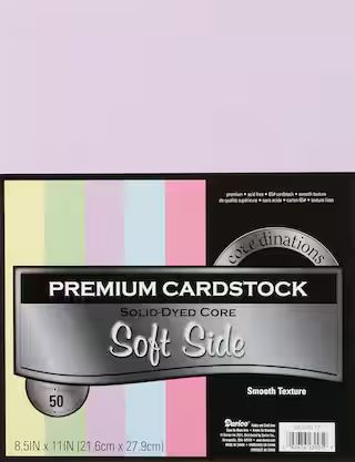 Core'dinations® Assorted Solid Soft Side Smooth Cardstock Paper, 8.5"" X 11"" | 3 Pack | Michaels® | Michaels Stores