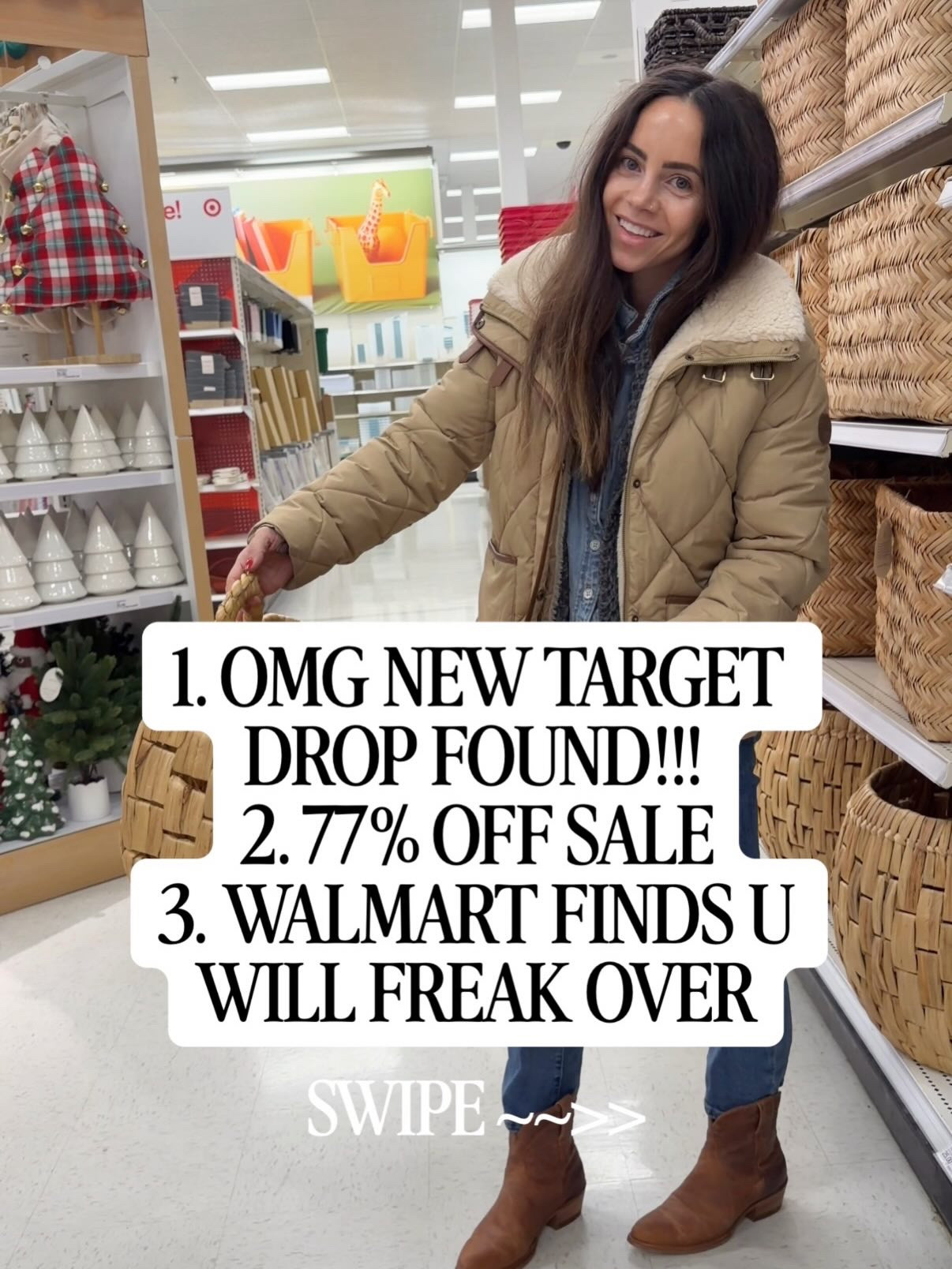 🤎 type ✨ LESS ✨& i will DM you all the info (FYI you have to be fllowing or the message won’t send)  you’re going to want to swipe slowly. new walmart finds and restocks that are actually so good, plus i found the entire target hearth & hand collection in one place. a few furniture pieces with really great pricing too. i have a lot more hearth & hand to share tomorrow, so don’t go anywhere.