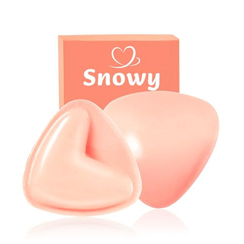 Generic Snowy Sticky Bra Inserts,Reusable and Waterproof Double Sided Push Up Sticky Bra for Women Dresses Bikinis (Skin, C-D) | Amazon (US)