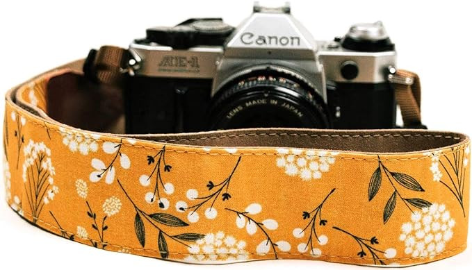 Spring Blossom Flowers Camera Shoulder Strap Belt For All DSLR Camera – Vibrant Design Universal DSL | Amazon (US)