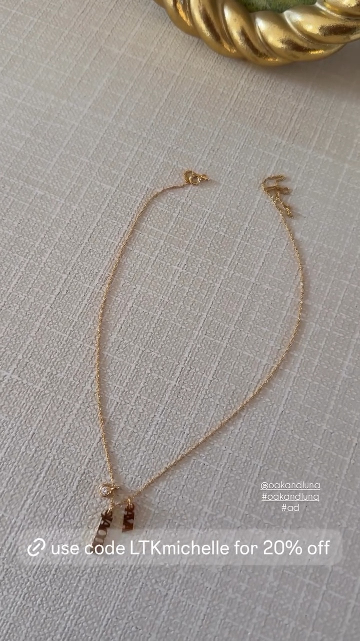 The most beautiful customized jewelry from Oak & Luna just in time for Valentine’s Day! So in love with this charm necklace, which has my kids’ names along with a little diamond charm. 

Use code LTKmichelle for 20% off + free shipping site-wide! Linking some of my favorite designs!! 

@oakandluna #oakandluna #ad

#LTKmomlife #LTKSaleAlert #LTKFindsUnder100