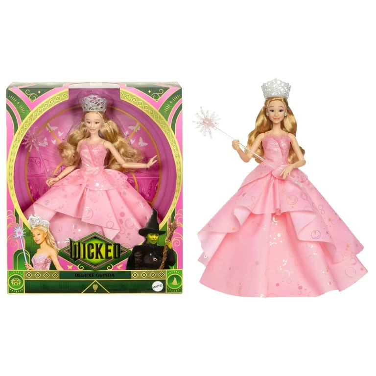 Universal Pictures' Wicked Deluxe Glinda Fashion Doll & Accessories with Removable Outfit | Walmart (US)