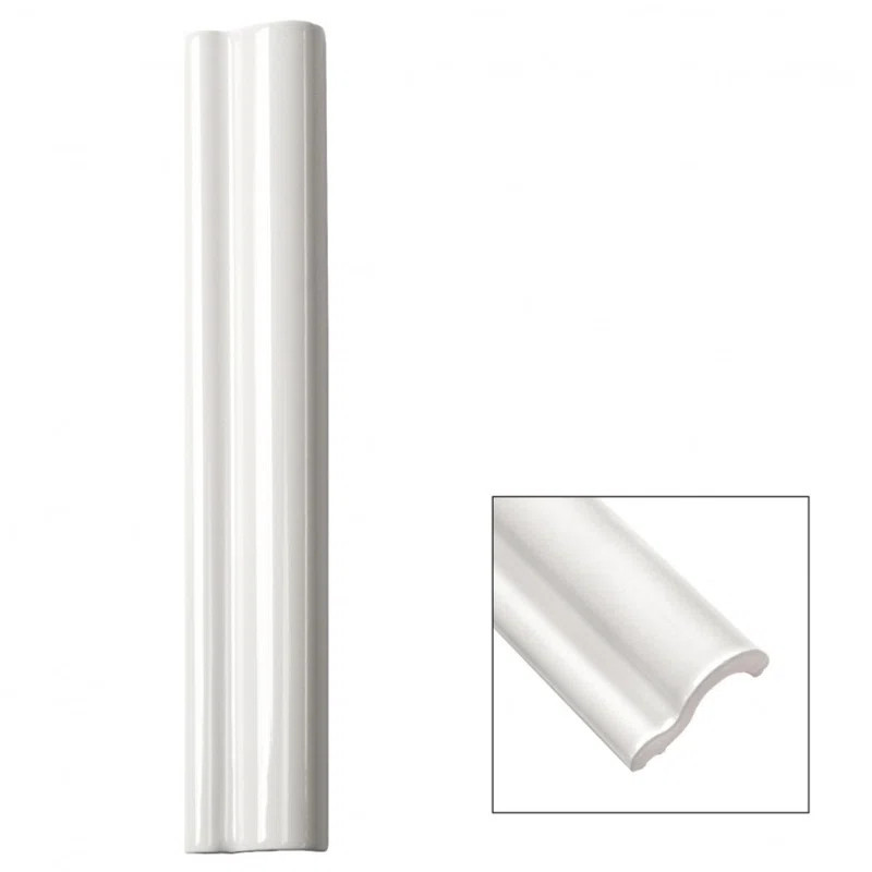 Catalina 12" x 2" Ceramic Quarter Round Tile Trim | Wayfair Professional