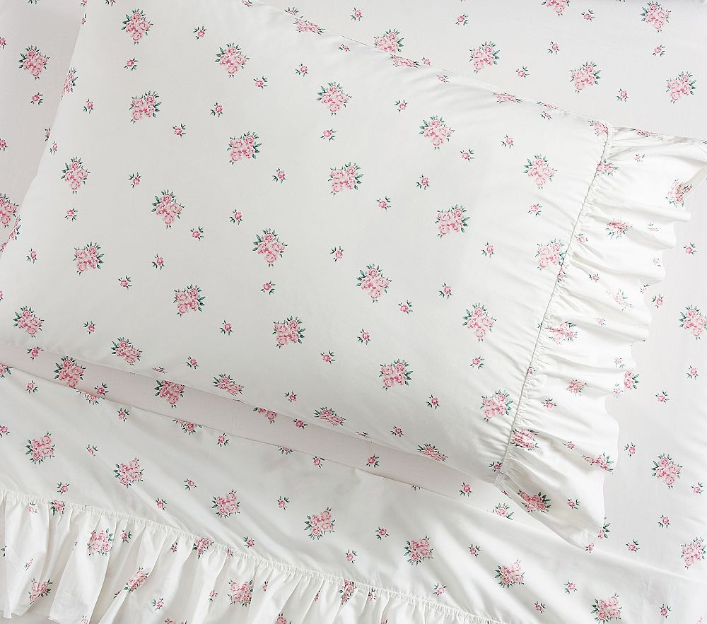 LoveShackFancy Antoinette Ruffle Sheet Set, Twin, Multi | Pottery Barn Kids