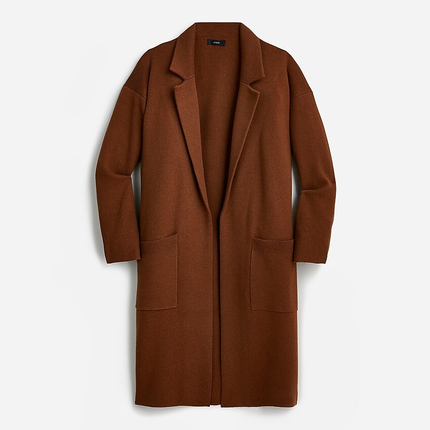 Ella open-front long sweater-blazer | J. Crew US