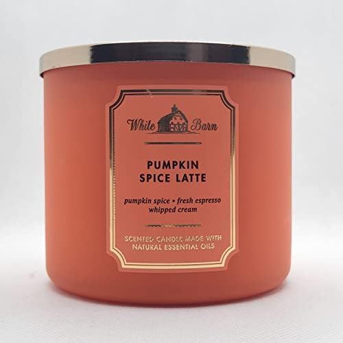 Bath & Body Works, White Barn 3-Wick Candle w/Essential Oils - 14.5 oz - New Core Scents! (Pumpkin S | Amazon (US)