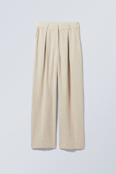 Lilah Linen Mix Trousers | H&M (UK, MY, IN, SG, PH, TW, HK)