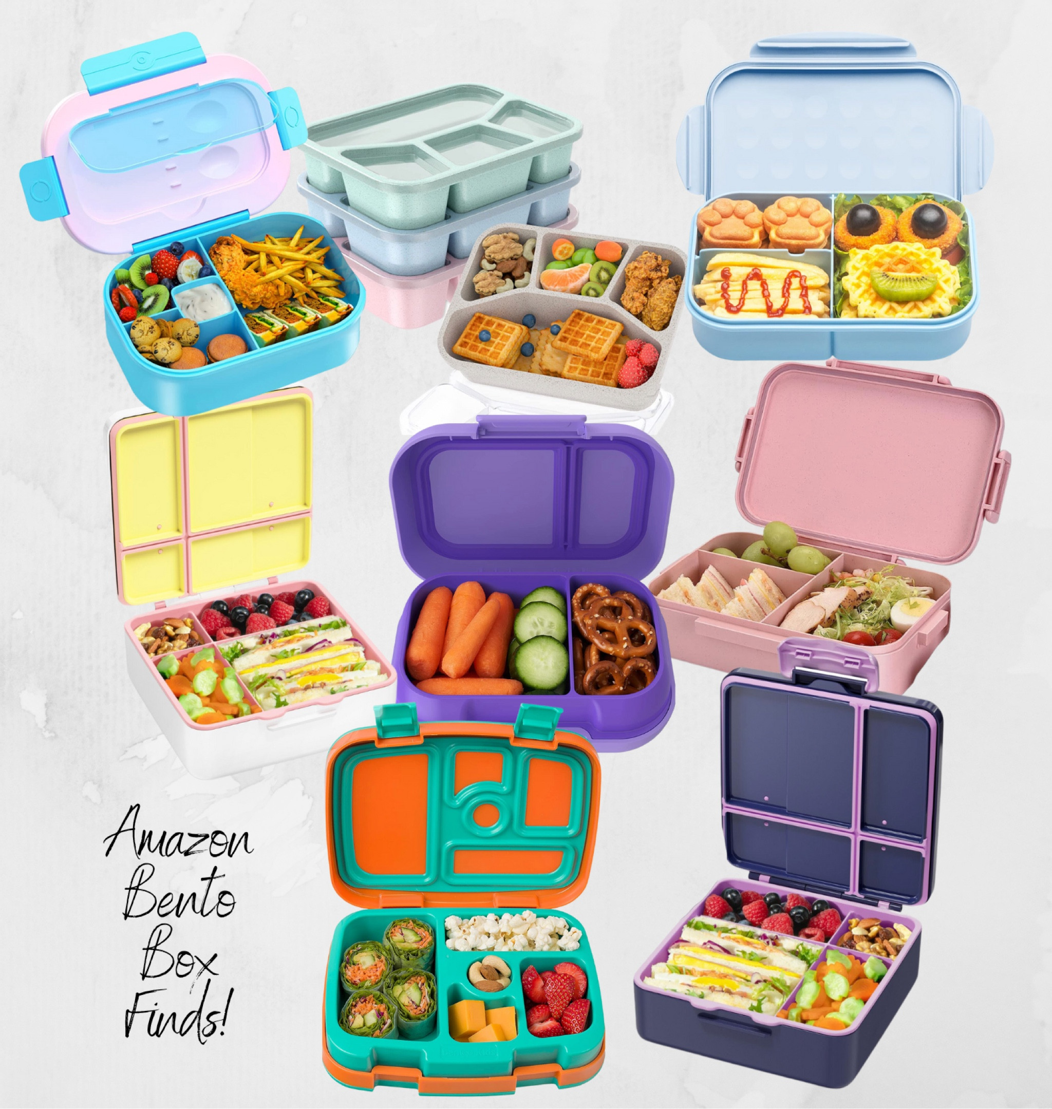  TEVIKE Kids & Adults Bento Lunch Box-4 Compartment