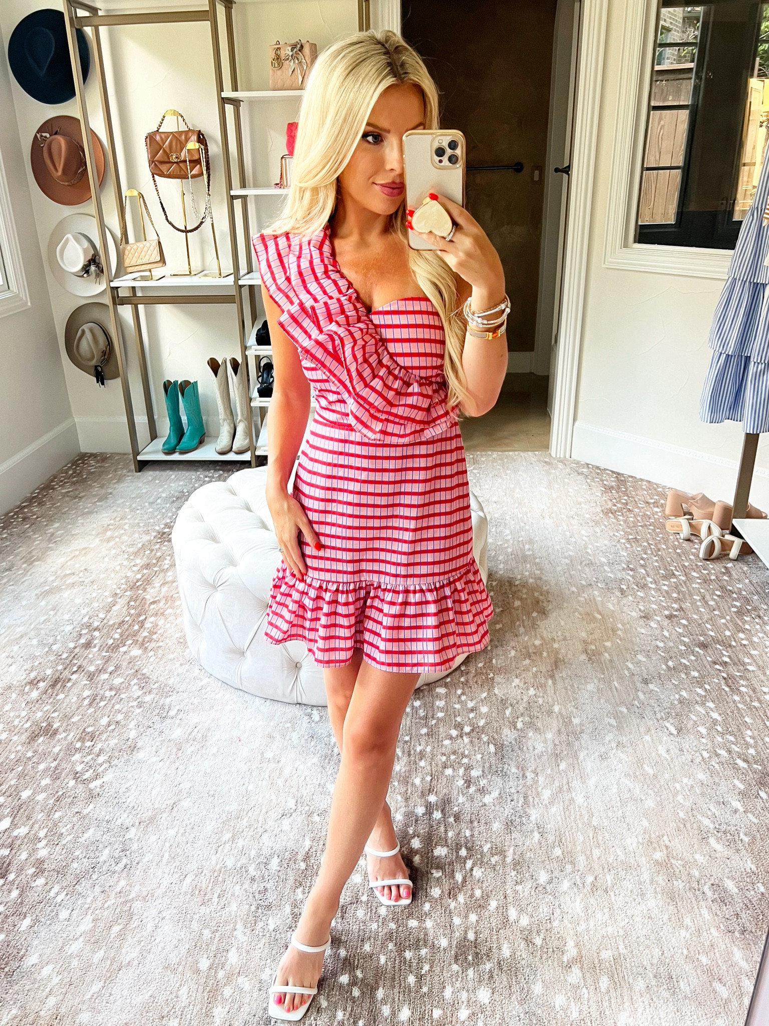 Macy15 for 15% off! Avara. Summer dress. 4th of July dress. Red white and blue 