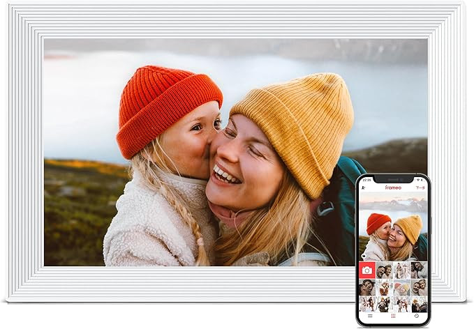 Digital Picture Frame, 10.1 inch Frameo Digital Frame WiFi, 1280 * 800 IPS HD Touchscreen, 32GB S... | Amazon (US)