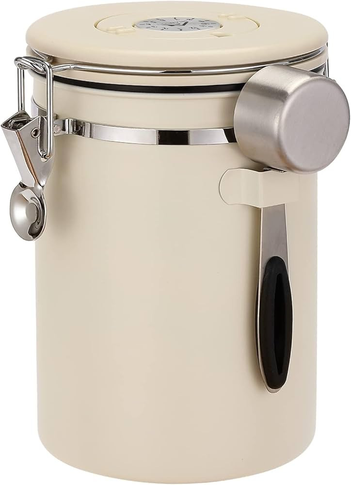 ShanSon Coffee Canister Airtight Stainless Steel Kitchen Food Storage Container with Date Tracker... | Amazon (CA)