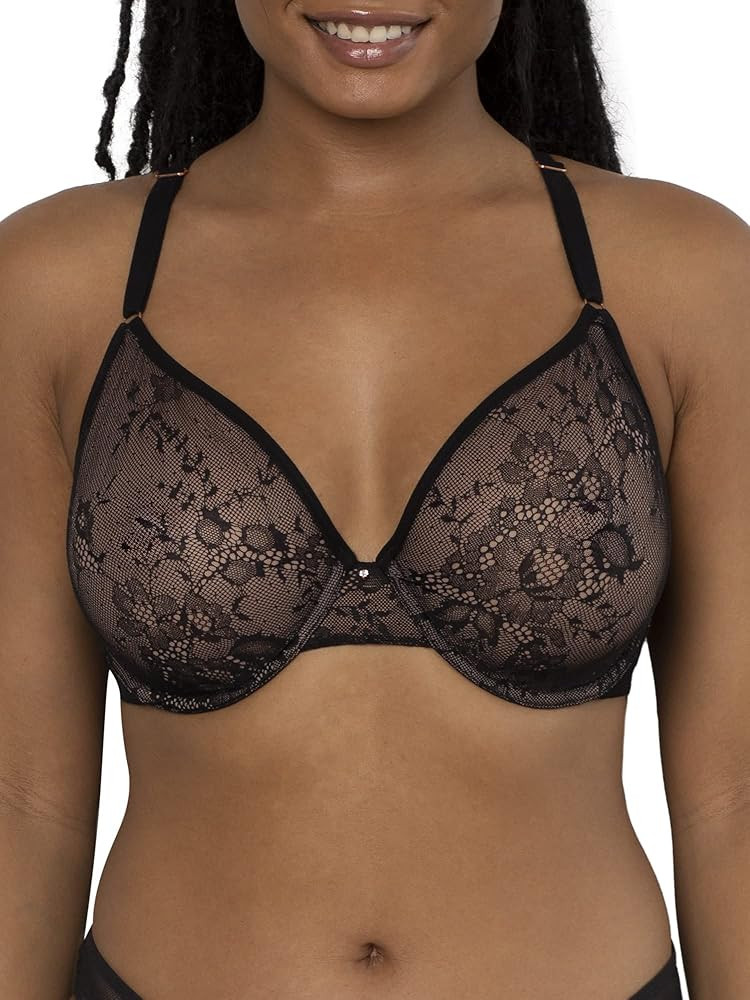 Smart & Sexy Women's Sheer Mesh Demi Underwire Bra, available in single and 2 Packs! | Amazon (US)