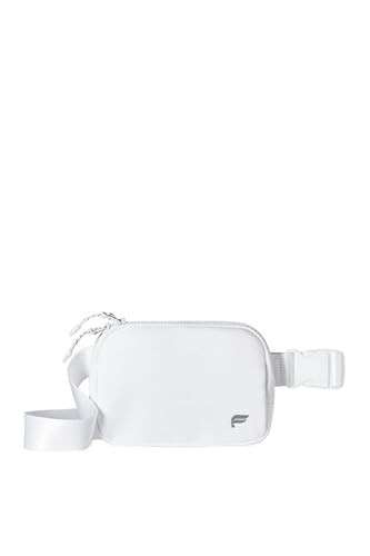 Fabletics The Big Belt Bag, Quick Dry, Zip Pockets, Hidden Pockets, Reflective, Classic White, OS | Amazon (US)