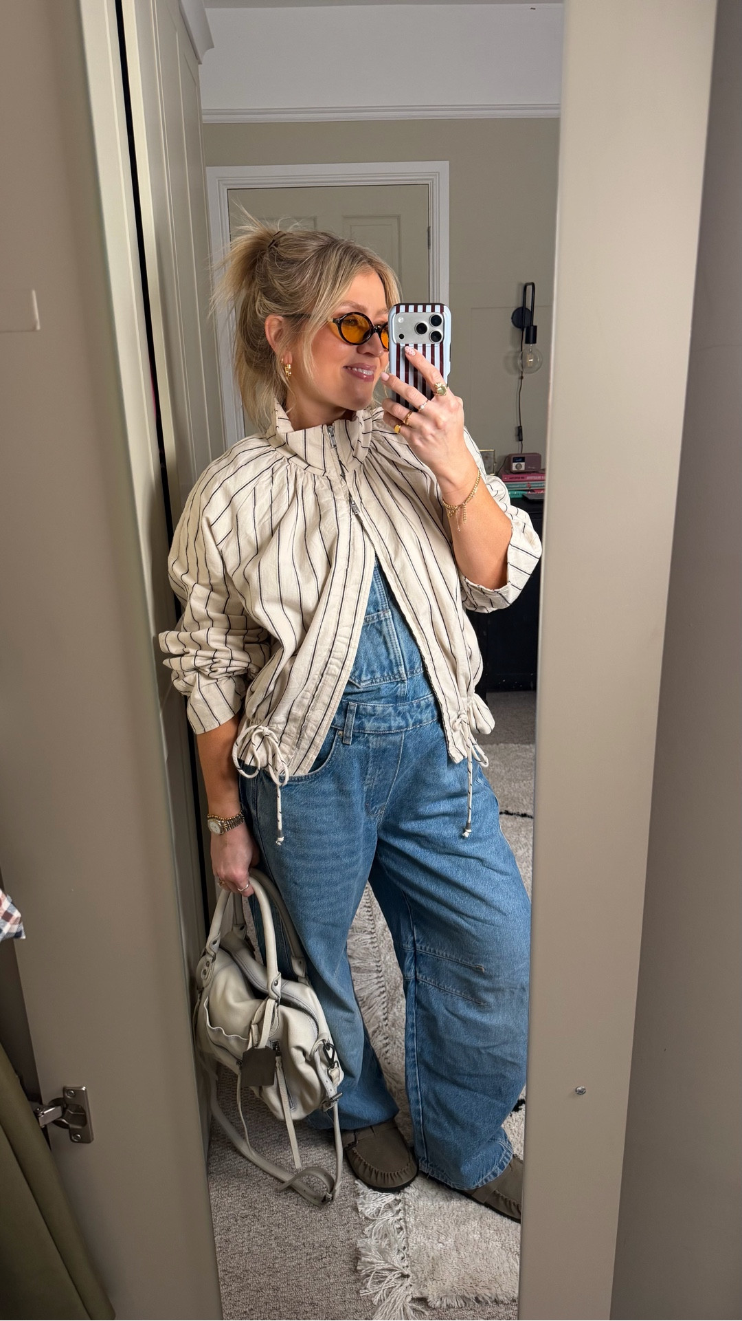 Dream Spring fit by Free People 🌼

Bralette - size M
Top - Size M
Barrel dungarees - Size M (pre pregnancy I wore XS)
Funnel neck jacket - size M
Mules - TTS

#LTKstyletip #LTKspring #LTKuk