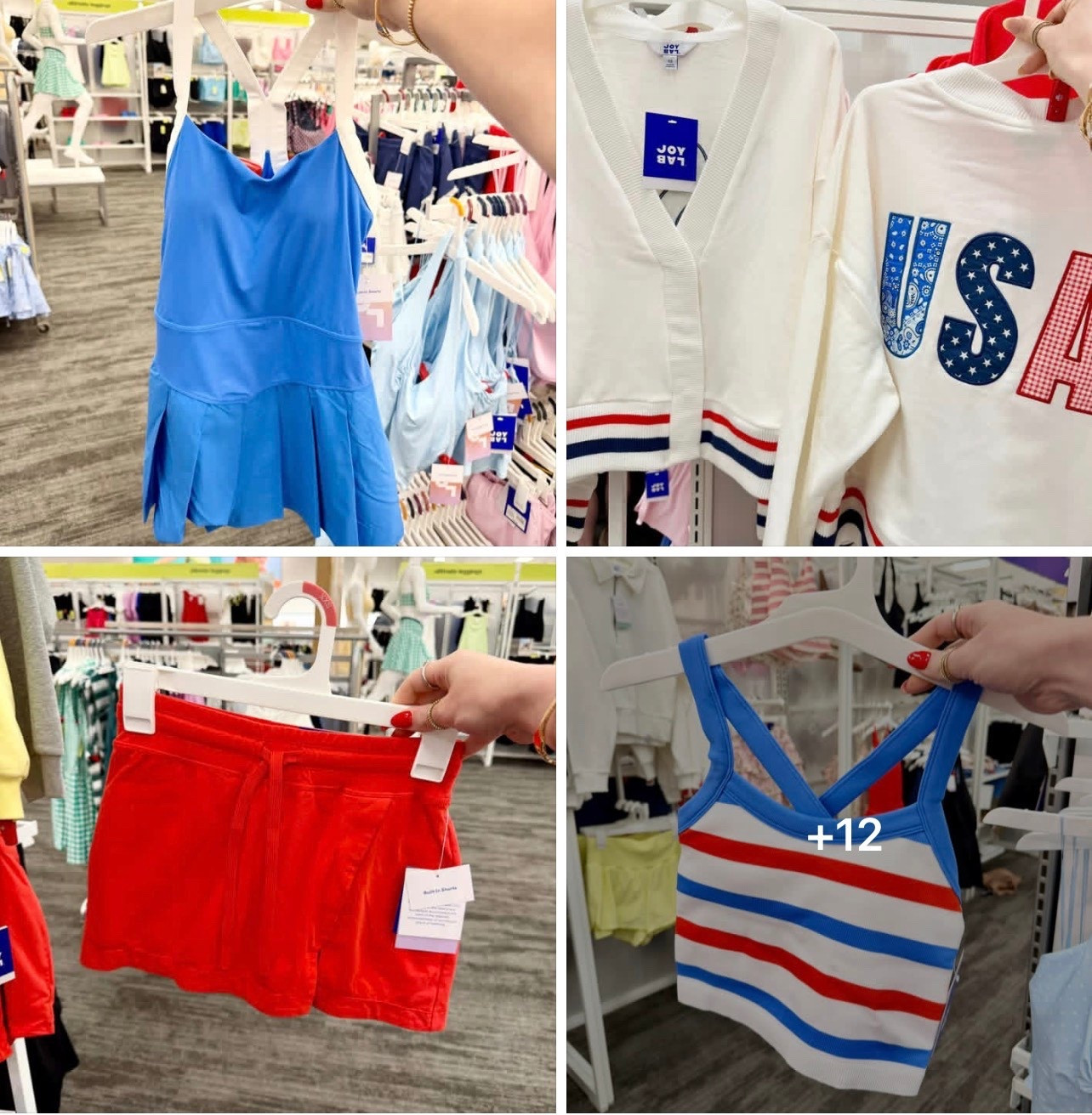 Women’s red white & blue activewear at Target!! 🧨🫐🍒🇺🇸

#LTKSeasonal #LTKActive #LTKfitnessgoals