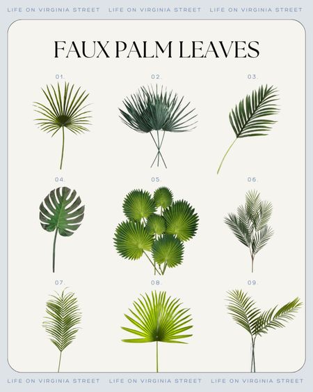 On the hunt for the prefer faux palm leaves and stems? These are some of my favorites I’ve used over the years or are highly-rated by others! Includes fan palm leaves, monstera palm leaves, saw palms, traditional palm leaves, dried palm branches and more! Perfect for summer or tropical decor!
.
#lkthome #ltkfindsunder100 #ltkseasonal #ltkfindsunder50 #ltkstyletip #ltksalealert palm branches, palm leaf decor, tropical stems

#LTKfindsunder50 #LTKhome #LTKSeasonal