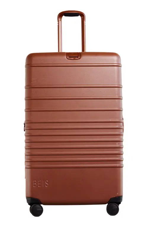 Béis The Large Check-In Roller Suitcase in Maple at Nordstrom | Nordstrom