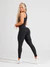 Material Girl Ribbed Legging - Onyx Black | Buffbunny