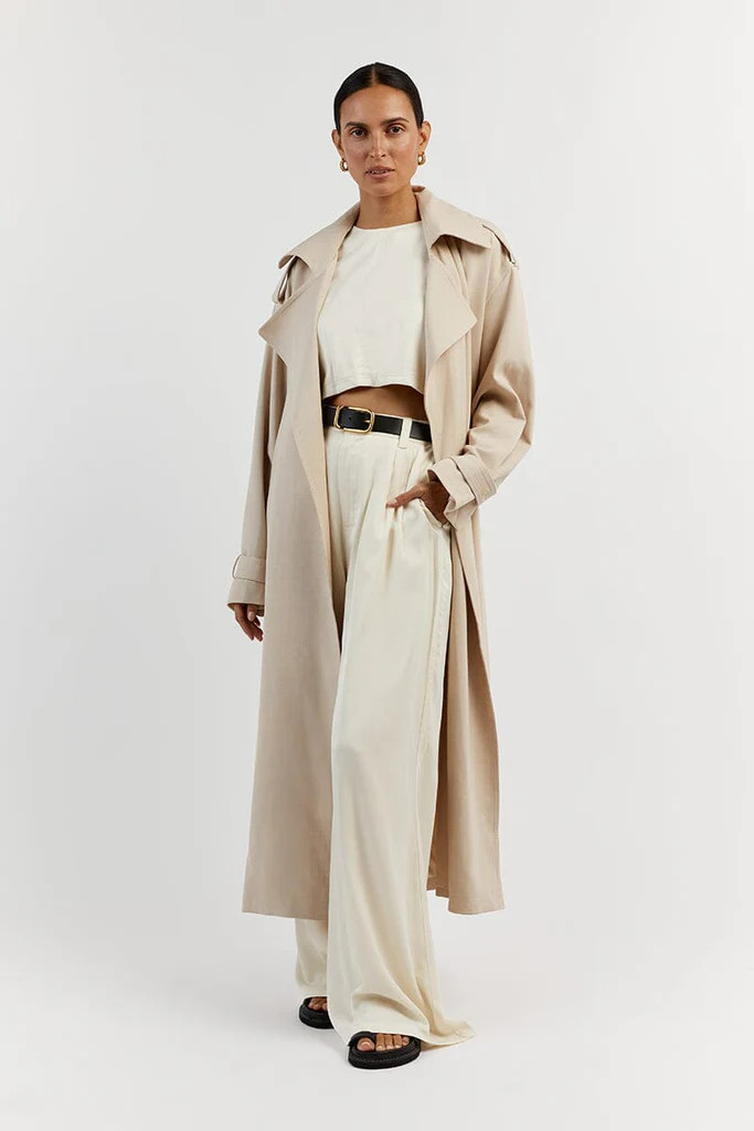 RUE CREAM TROUSER PANT | DISSH