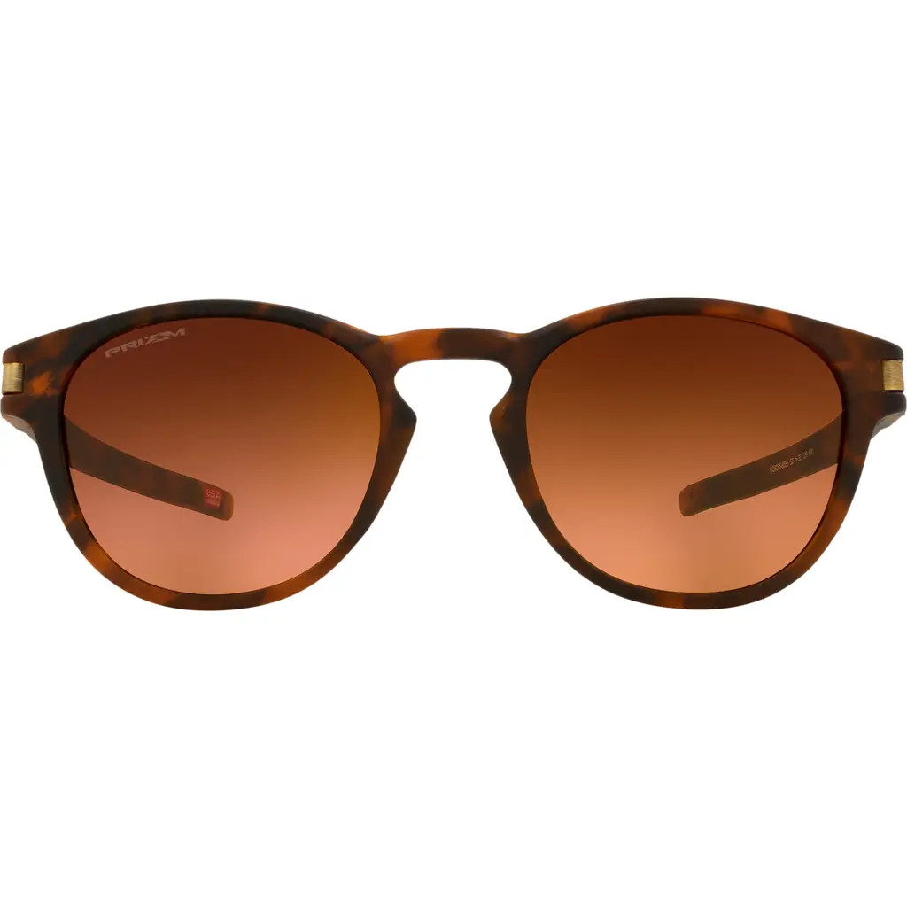 Oakley Latch 53mm Prizm™ Oval Sunglasses in Brown Tort at Nordstrom | Nordstrom