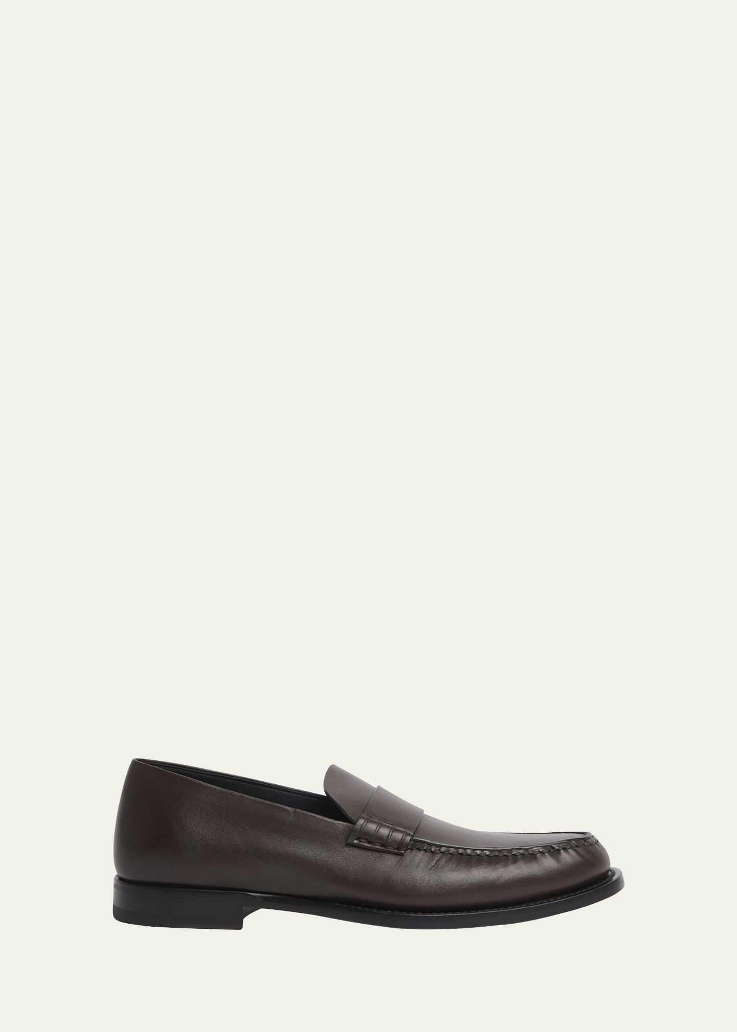 THE ROW Novus Leather Slip-On Loafers | Bergdorf Goodman