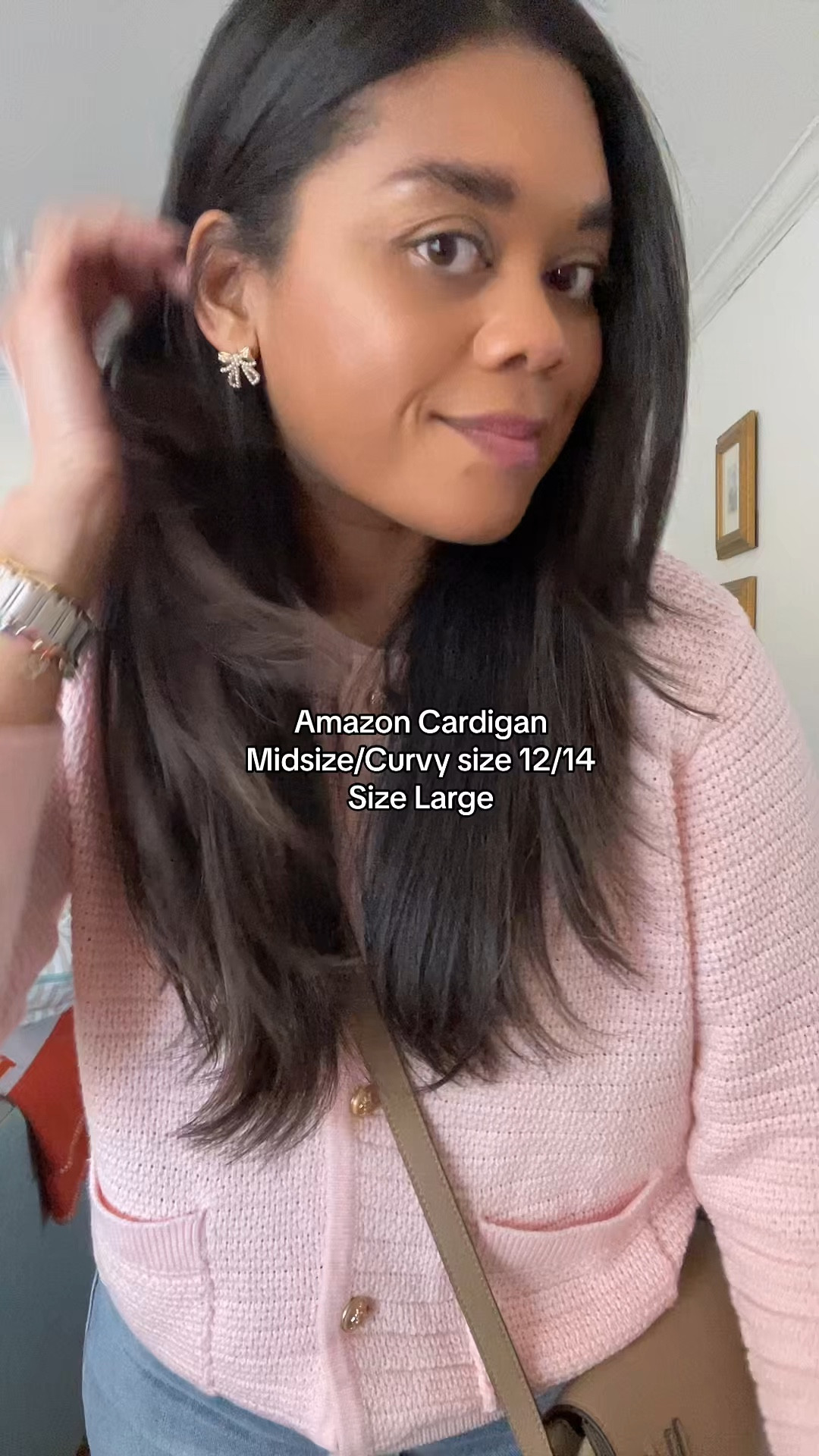 This cardigan is amazing in the light pink color💖
I’m wearing the size Large as a 12-14 and it’s perfect to wear as a top💖💖


#LTKfindsunder50 #LTKover40 #LTKmidsize
