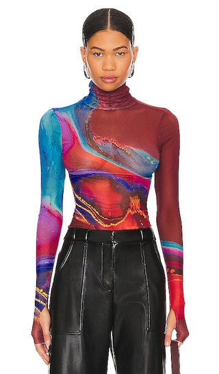 Zadie Top in Ocean Marble | Revolve Clothing (Global)